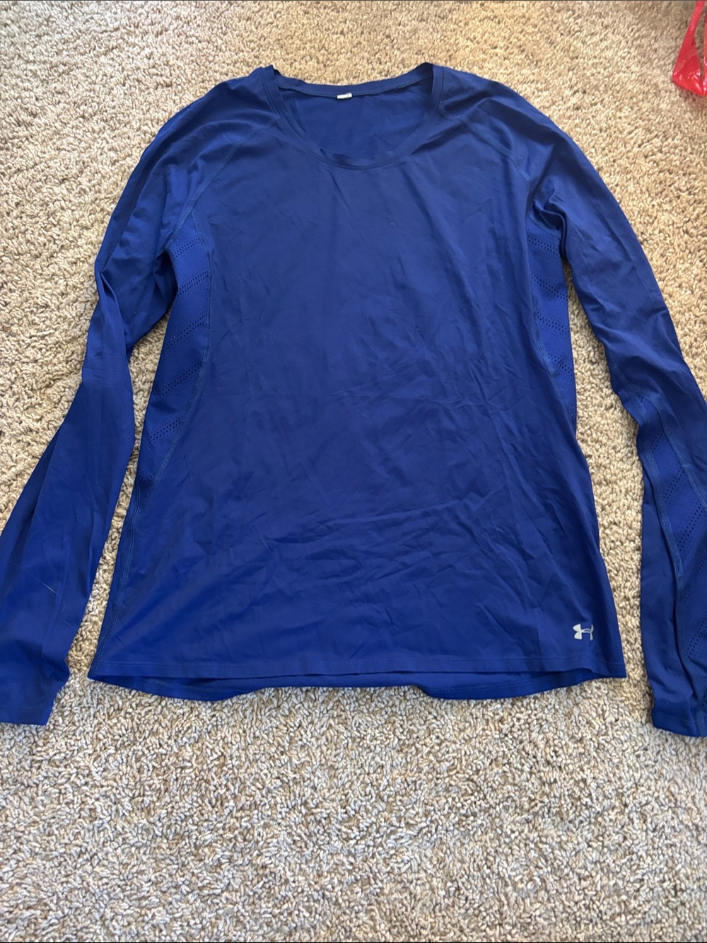 Under Armour Long-Sleeve Performance Top - Royal Blue